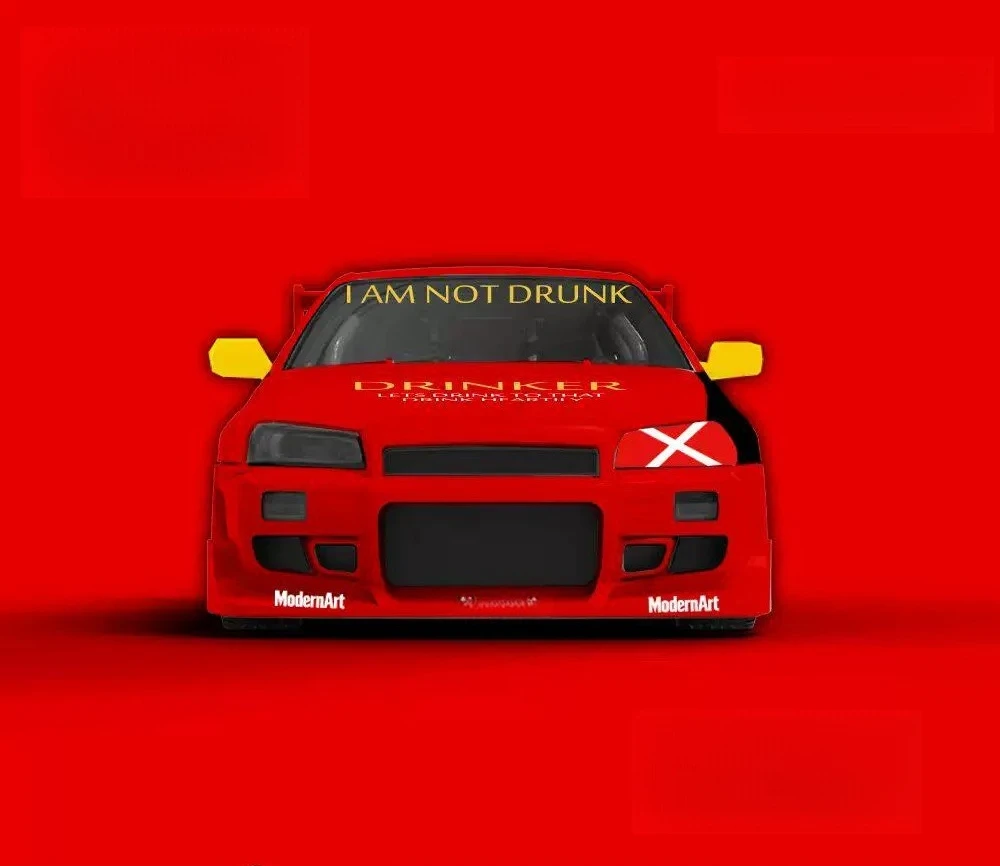 MD 1:64 H300 Full Landing Trailer - Drinker Not Drunk 2.0 Alloy Model Car Pre-sale - view 3