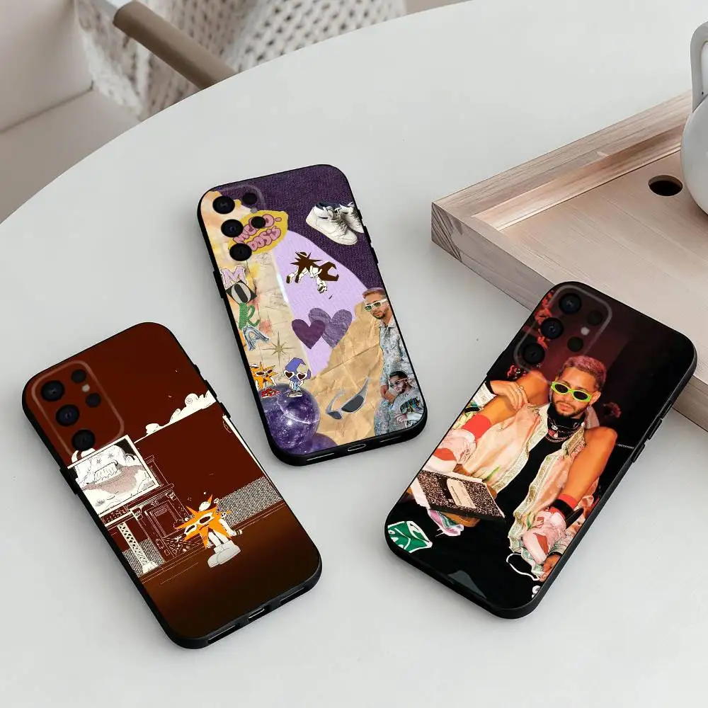 

Singer MORA ESTRELLA Phone Case For Samsung S25,24,23,22,30,21,10,9,Ultra,Plus,Lite,FE,4,5 G Soft Black Case