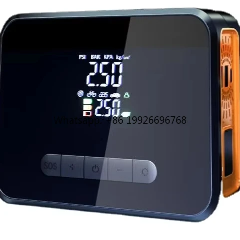 

HF-CX319 Tire Inflator Portable Air Compressor 150PSI Cordless Air Pump With LCD Dual Screen, Suitable for Car Inflator