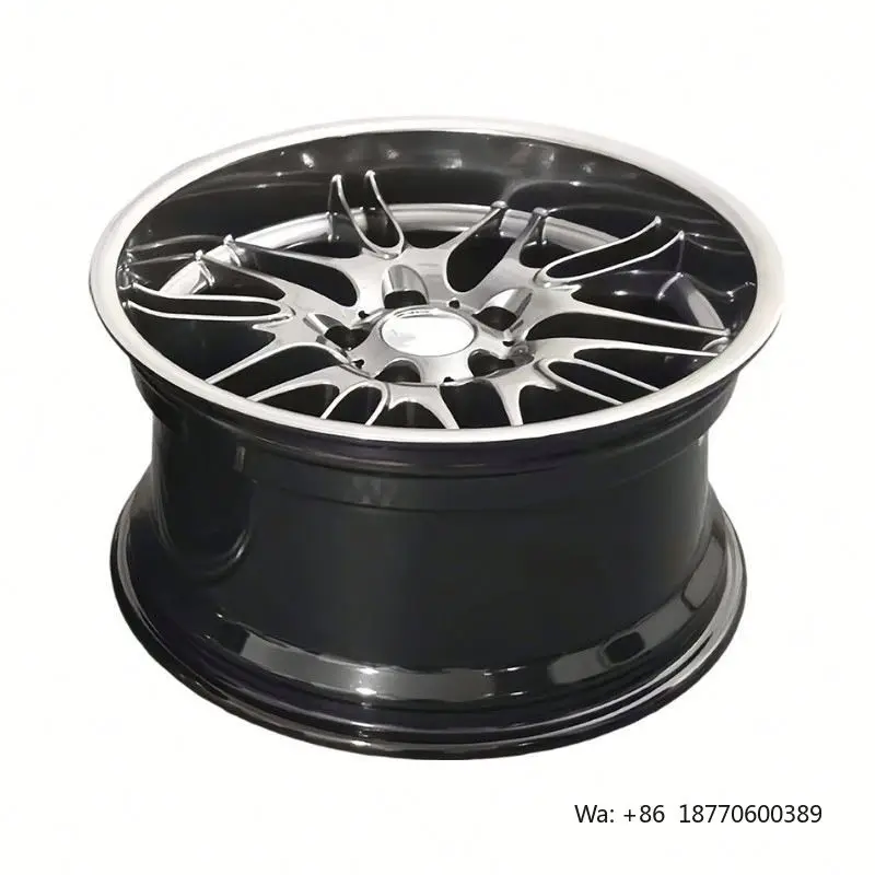 Legendary 5X120 Cast Wheels 17 18 Inch Hyper Black Alloy Passenger Car Wheel for BMW M5 M3 7 Series E28 E32 E34 E38 E39 Style 65 view 2