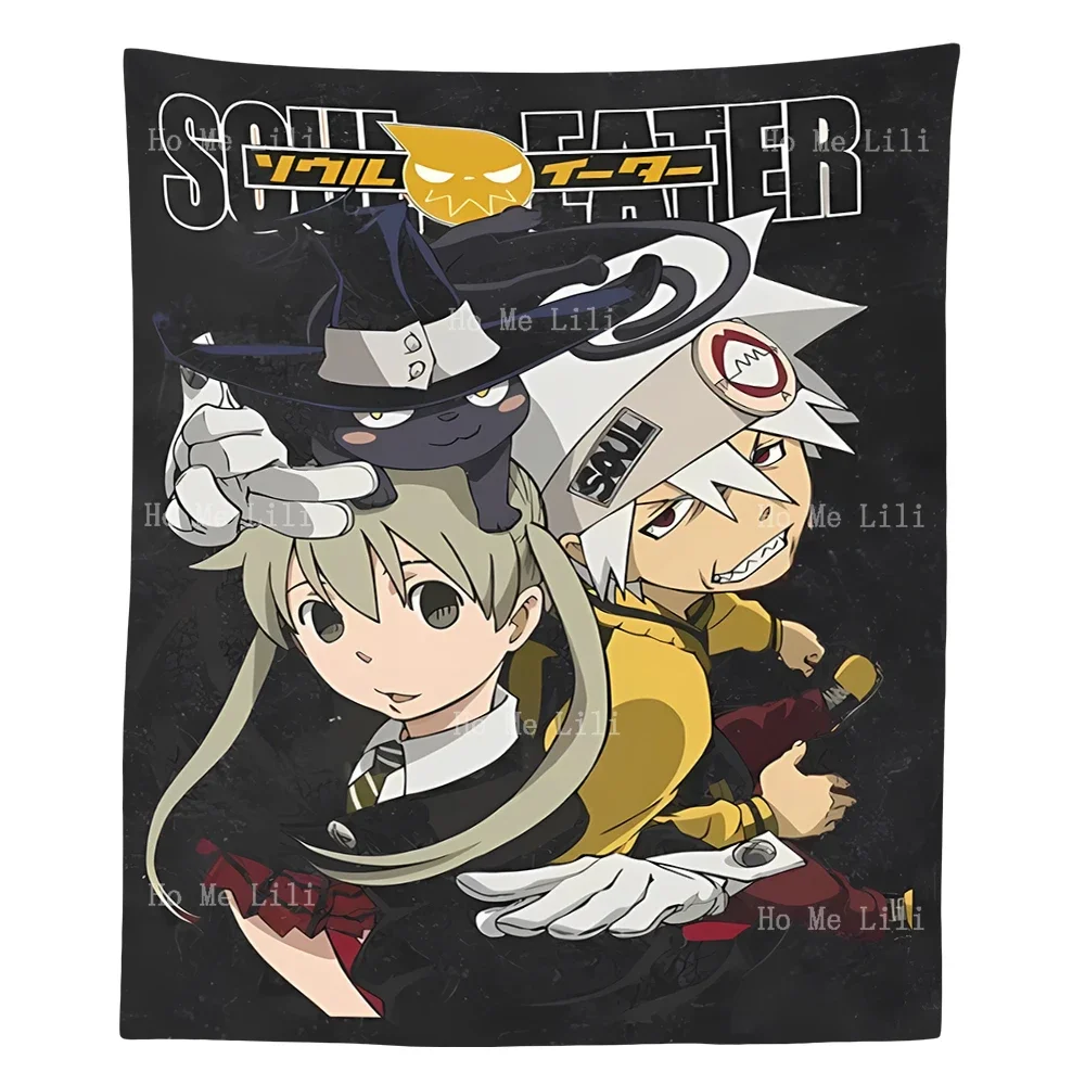 Cartoon Anime Soul Japan Eater Tapestry Wall Hanging For Bedroom Livingroom Modern Design Tapestries