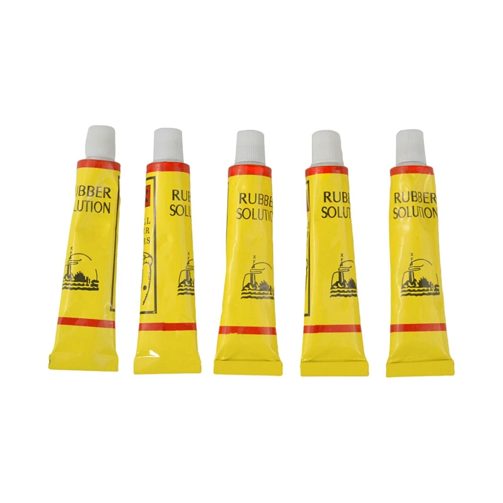 5X Universal  Bicycle Motorcycle Tire Tube Patching Glue Cement Adhesive Puncture Repair 6g Bike Tire Patching Repair Glues