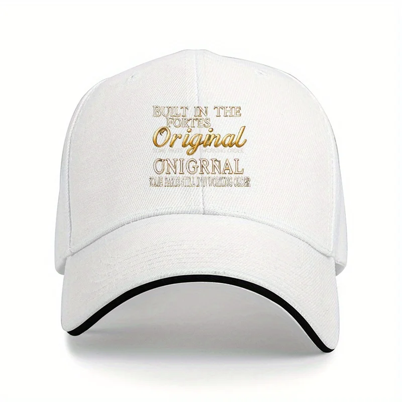 Built In The Forties Original Parts Working Order Baseball Cap Vintage Dad Hat Adjustable Casual Outdoor