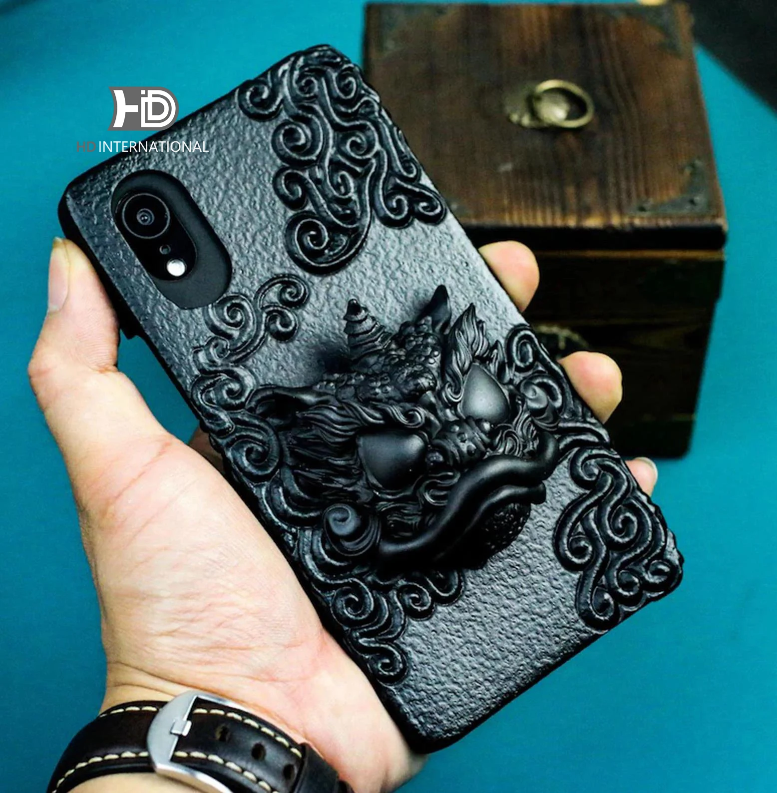 iPhone13 Phone case,Chinese lion phone case, pixiu phone case,All phone models can be customized