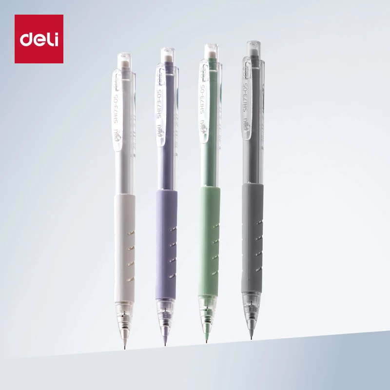 

Deli 4/8 шт. 0,5 мм/0,7 мм механические карандаши, пропекающий карандаш, школьные принадлежности, канцелярские принадлежности, инструмент для рисования, эскиз, подарок