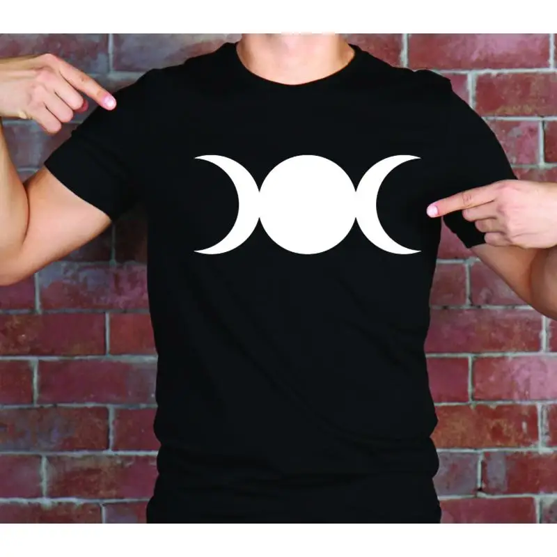 

Викка Футболка Виккан Тройная Луна Религия Религиозная Ведьма Язычная