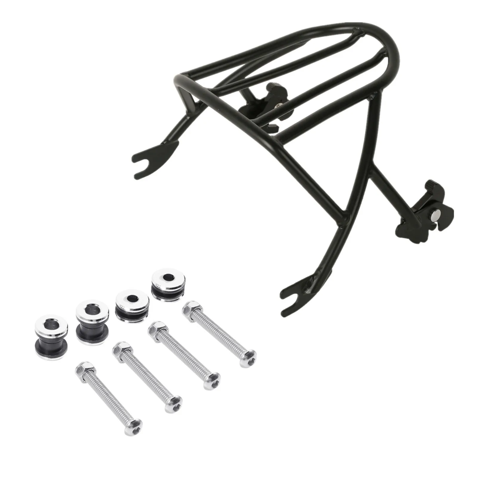 

For Harley Sportster XL 883 1200 Rear Passenger Sissy Bar Backrest with Pad Kit