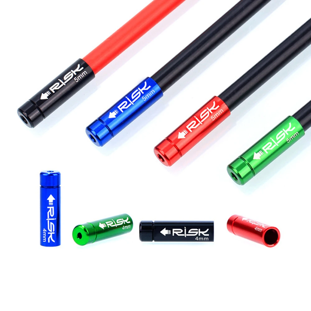 

Wire Tip 4mm/5mm End Cap Housing Dust Cover Aluminum Alloy Brake Cap Shift Cap Shift Line Pipe Cap Inner Core Cap Line Pipe Cap