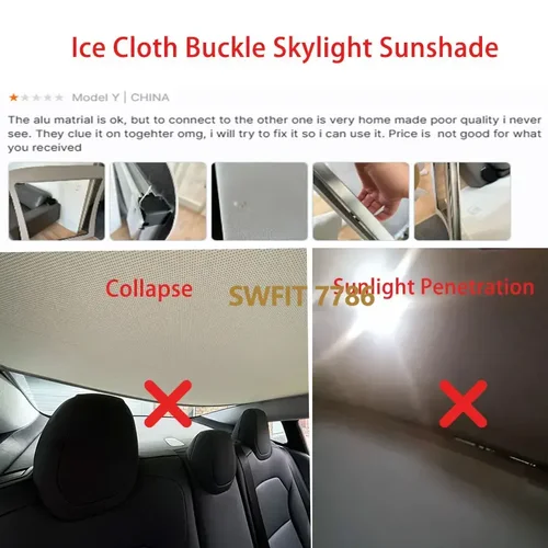 Imagen 2 del producto Parasol para Haval H6 3. a generación 2020 - 2024, accesorios para ventana, techo solar, parasol panorámico para techo, escudo Anti-UV de calor 2023 2022 2021