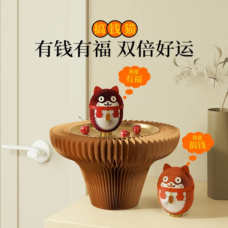 

Creative Toy Ornaments Handmade Birthday Gifts Girls Desktop Souvenirs Make Money Cat