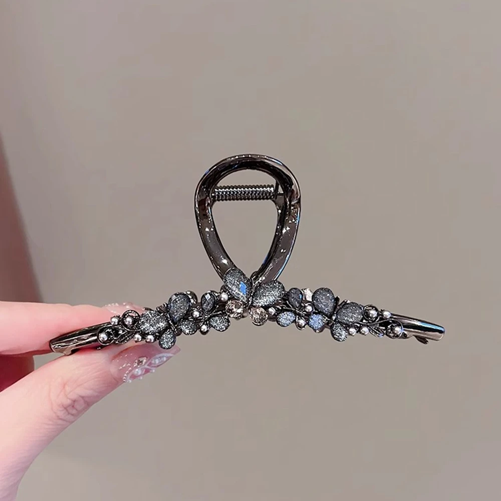 

Super Fairy Rhinestone Butterfly Hair Accessories Hair Claws High End Back Of Head Hair Clips Women Girls Headwear