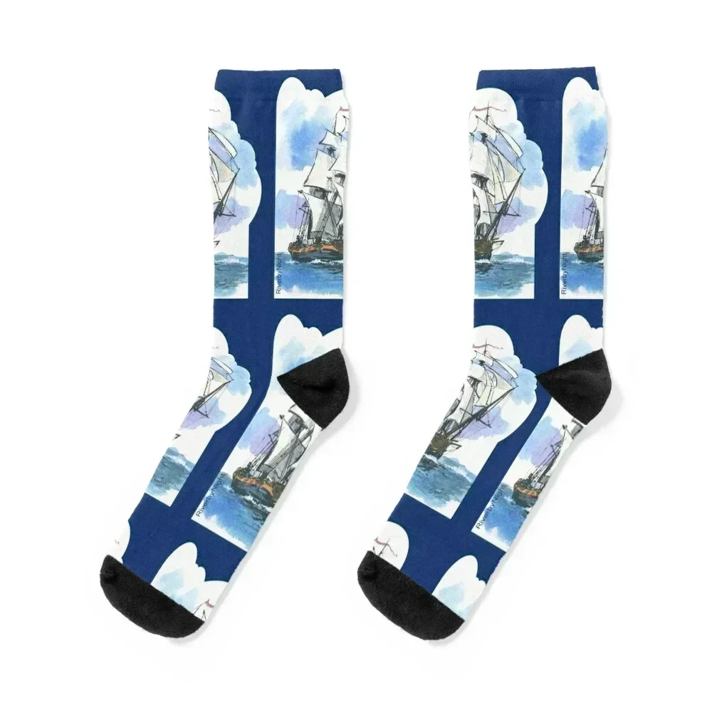 

045 -HMS Surprise Socks Novelties compression Socks Women Men's