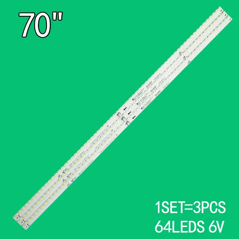 

LED Strip 64 lamp for LIG Innotek 70INCH 7030PKG 64EA LC-70LE600U LC-70LE640U LC-70LE650U E701I-A3 KDL-70R550A LCD-70LX640A