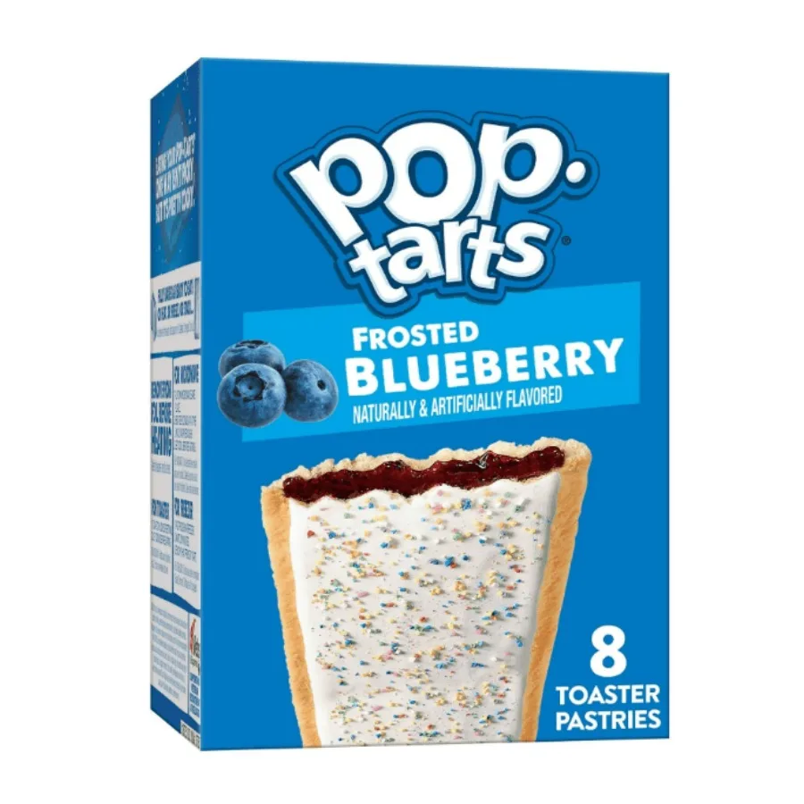 

PopTarts Frosted Blueberry Toaster Pastries Breakfast Foods ShelfStable 13.5 oz 8 Count
