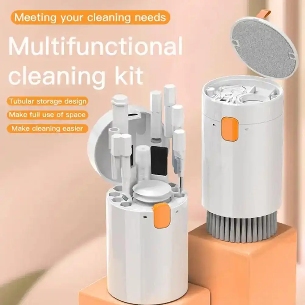 20-in-1 Cleaner Kit Computer Keyboard Brush Earphones Cleaning Pen Screen Cleaning Spray Bottle Set Cleaning Tools Keycap Puller