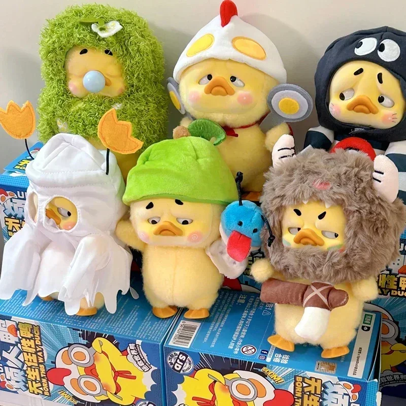 Upsetduck 3 Born This Way Duck Series Blind Box Toys Cute Animal Funny Dolls Surprise Guess Bag Room Decor Toys  Halloween Gift