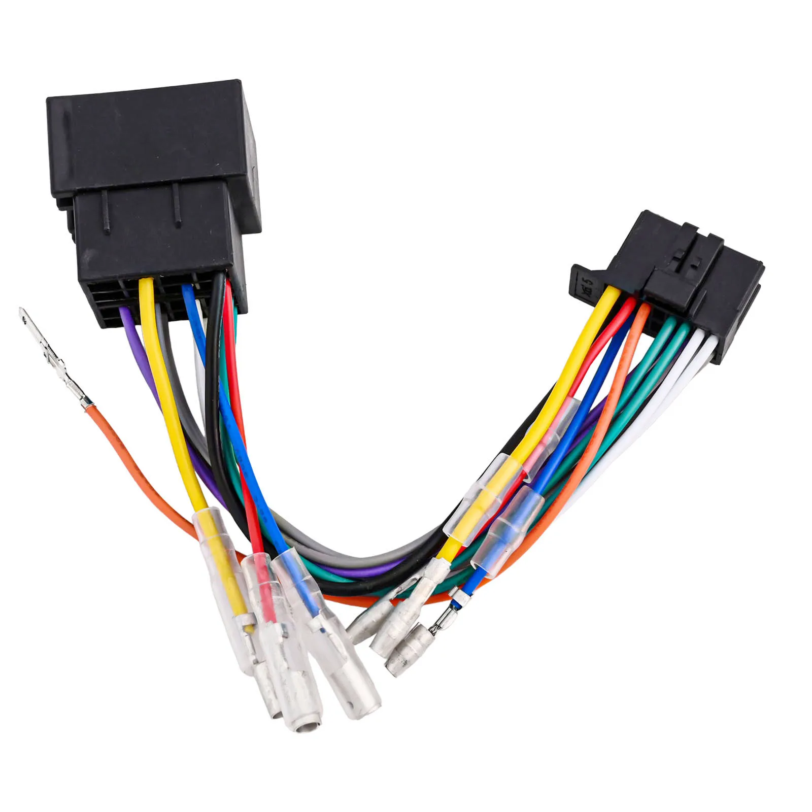 185mm 7.28 Length for iso Adaptor Cable Stable Connection Easy Installation No Rewiring Needed Non-destructive Transfer
