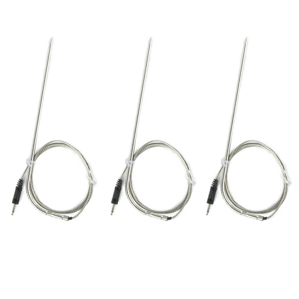 

Temperature Probes Sensor ±1℃/±1.8℉ 3 Pcs Accessories Detection Sensor For BBQ Thermometer High Quality Brand New
