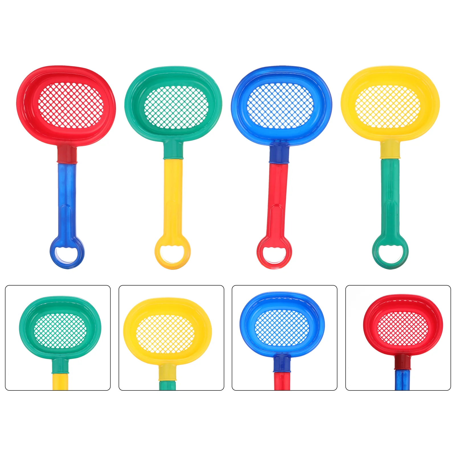 

8 Pcs Beach Toy Strainer Sand Dredging Pet Plaything Educational Kids Toys Pp Sifter Playthings Toddler