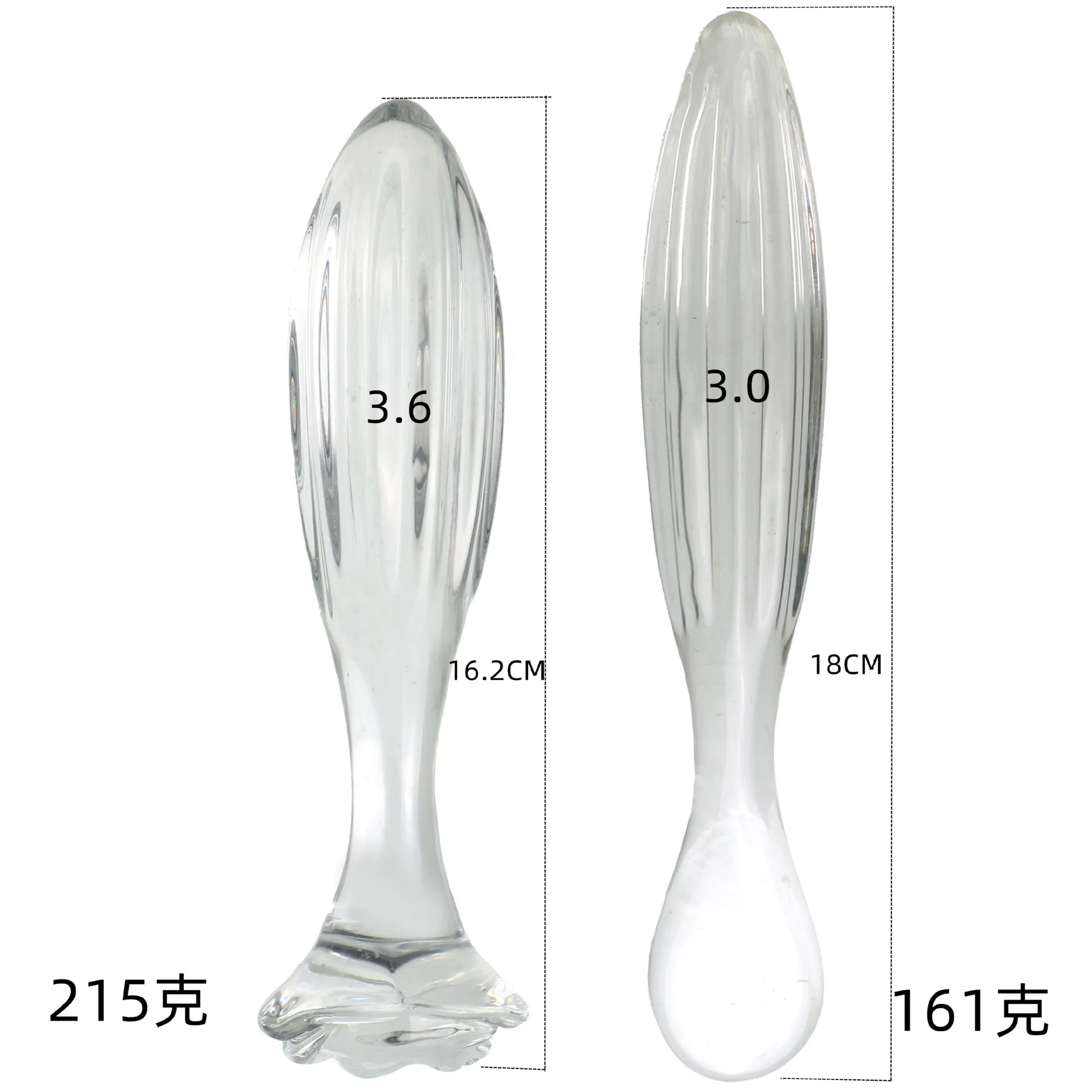New Anus Dilator Glass Anal Plug Adult Toys Glass Dildo For Anal Realistic Dildo Sex Adults Toys Butt Plug Sex Toy for Women Men