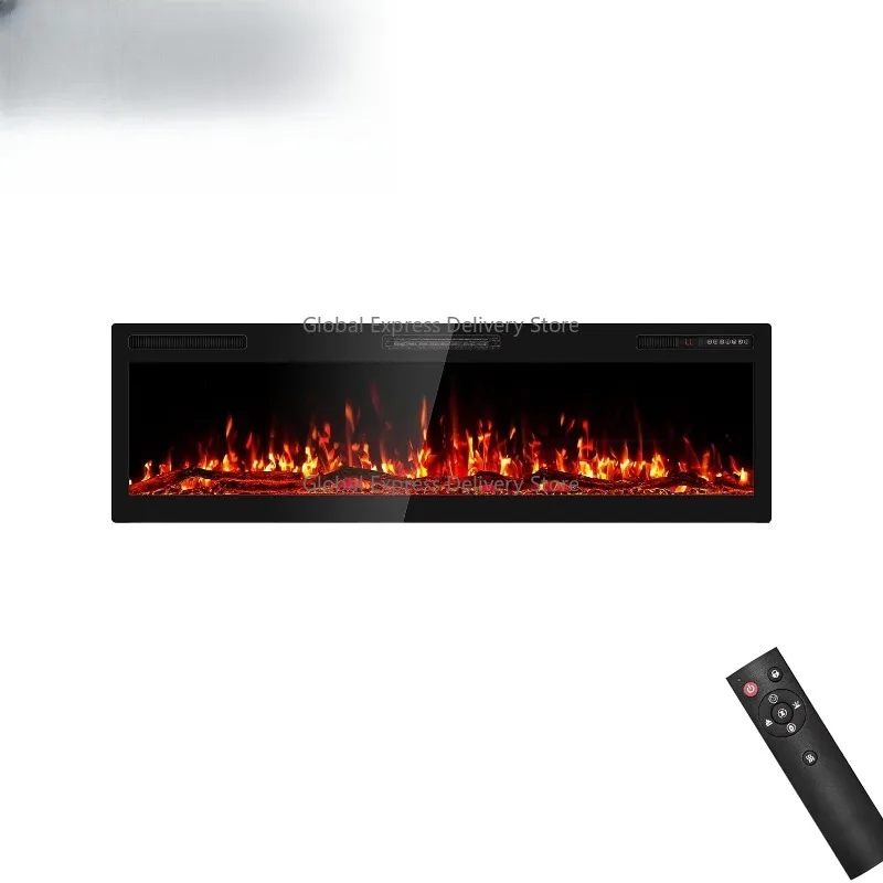 Electric Fireplace Insert with LED Light and Flame Effect Indoor/Outdoor Heating for Household or Hotel Use