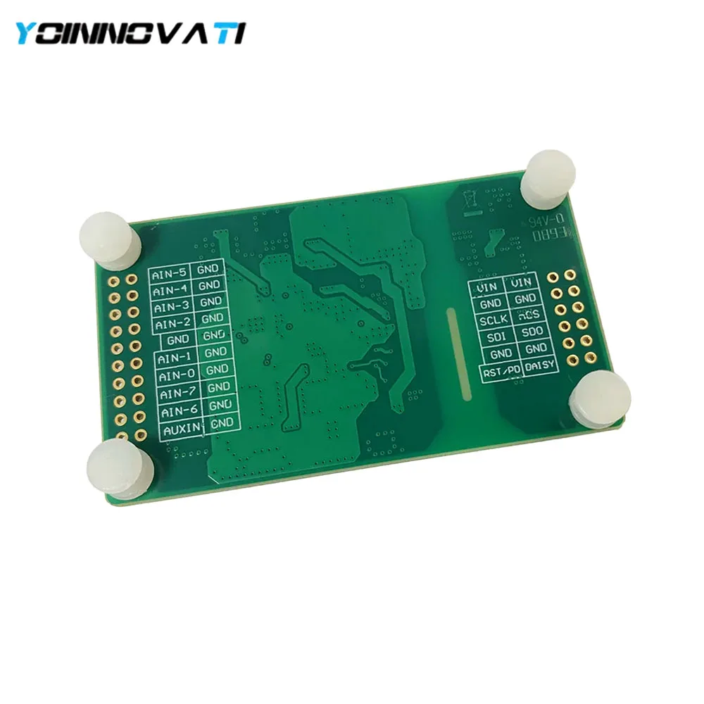 YT ADS8698 8-Channel 18Bit 500kSPS Isolated SAR ADC Module, ±10V Input, SPI Interface, for Industrial Control & PLC