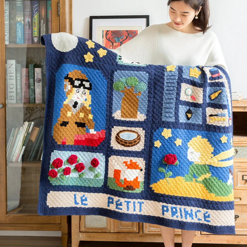 

Susan's Family Crochet DIY Blanket Little Prince Adult Crochet Kits