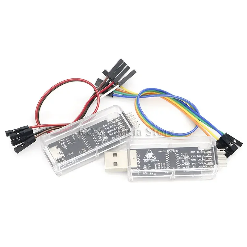 Emulador de wch-link, descarga de CMSIS-DAP, RISC-V de depuración tipo C, SWDTTL, ARM