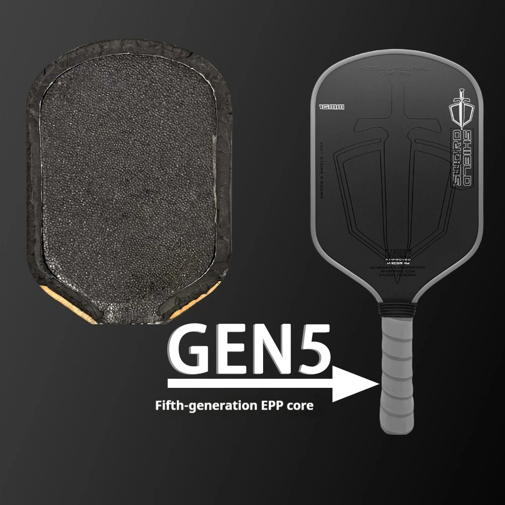 WNONSO J2NF T700 Carbon Fiber Professional 16mm Thickness Core Thermoformed Pickleball Paddle Enhanced Durability and Stiffness