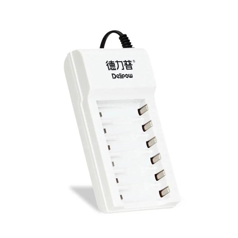 NewDelipow cargador de batería 5 batería recargable luces de giro de carga rápida batería recargable inteligente 7 cargador Universal