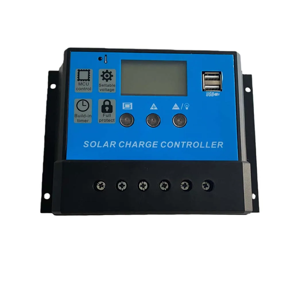 

50Amp 12V 24V PWM Solar Charge Controller Fit 3S 6S Lithium ion 4S 8S Lifepo4 Lead Acid Battery Charging Regulator