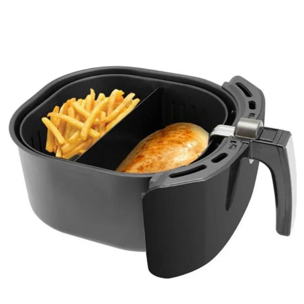 Basket Air Fryer Divider Airyer Separator 304 Stainless Steel BBQ Cooking Food Fries Kitchen Plate Pot Separated