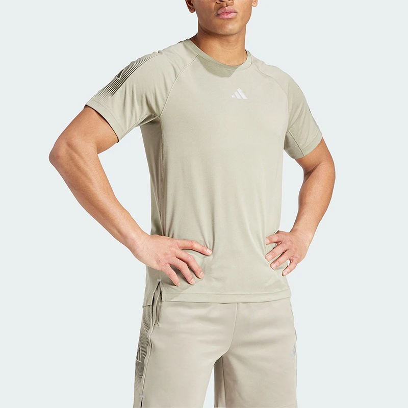 

Adidas IW5871 GYM+ BL Men’s Sports T-Shirt Quick-Dry Short Sleeve for Gym & Running