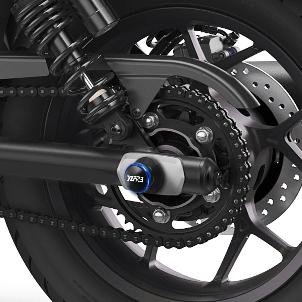 لياماها YZFR3 YZF R3 2015-2020 2021 2022 2023 2024 2025 دراجة نارية 6 مللي متر Swingarm بكرات المنزلق الخلفي حامل مسامير اكسسوارات