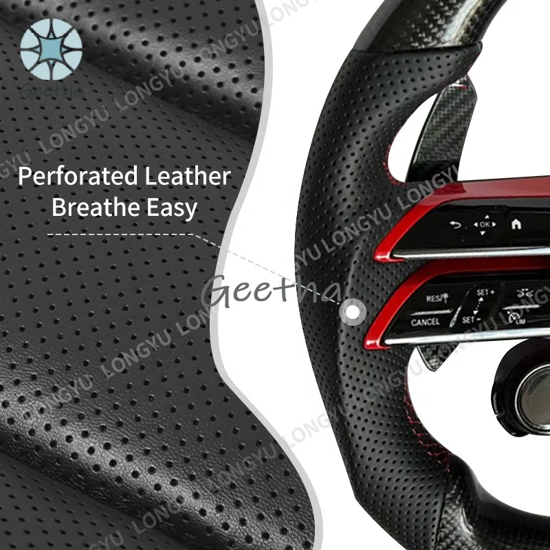 For Custom Sports Carbon Fiber Steering Wheel for Mercedes Benz CLS Class C257 CLS300d CLS300 CLS350 CLS400d CLS400 CLS450 AMG C