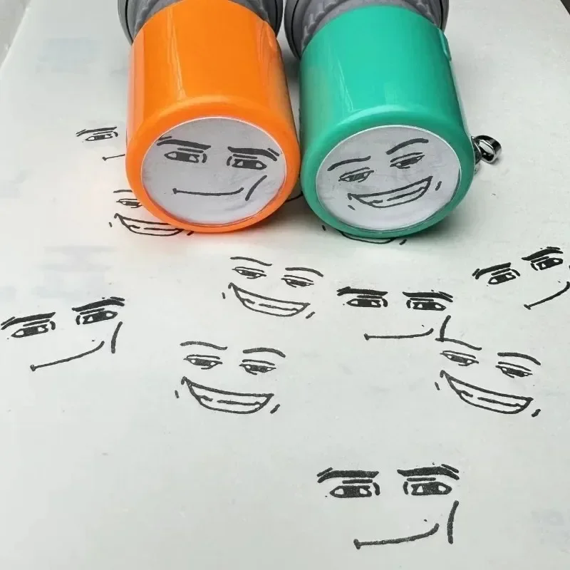 Characters Funny Expressions Photosensitive Seal Peripheral Handbook Interesting Anime Action Series Children Toys Holiday Gifts