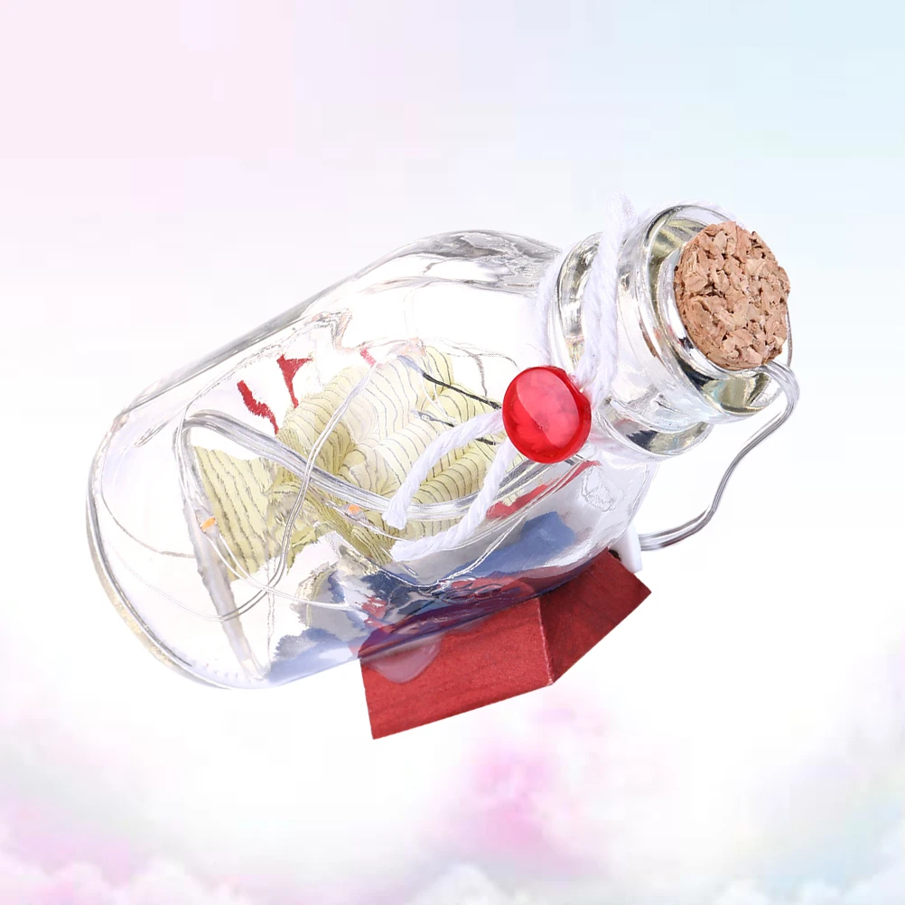 

Cruise Ship Drift Bottle String Light Sailing Boat Night nament LED Lights Bedroom Living Room Room Party Decor
