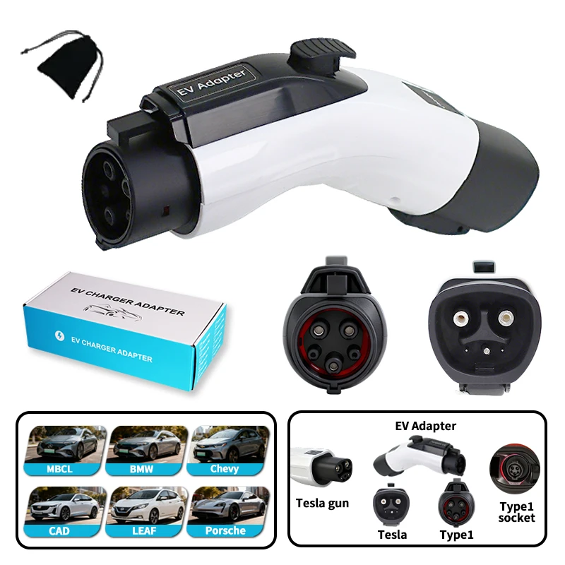 

TPC to Type1 EV Adapter Electric Vehicle Charger Connecter for 16A/32A TPC Charger to Type1 Electric Car 1/3 Phase Adapter.