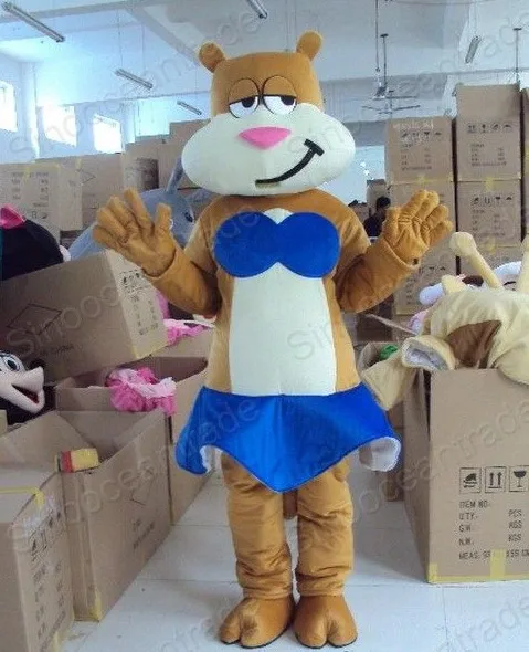 

Модный дизайн 2025 года, костюм талисмана белки для взрослых, нарядное платье на день рождения, Хэллоуин, косплей, одежда на Рождество