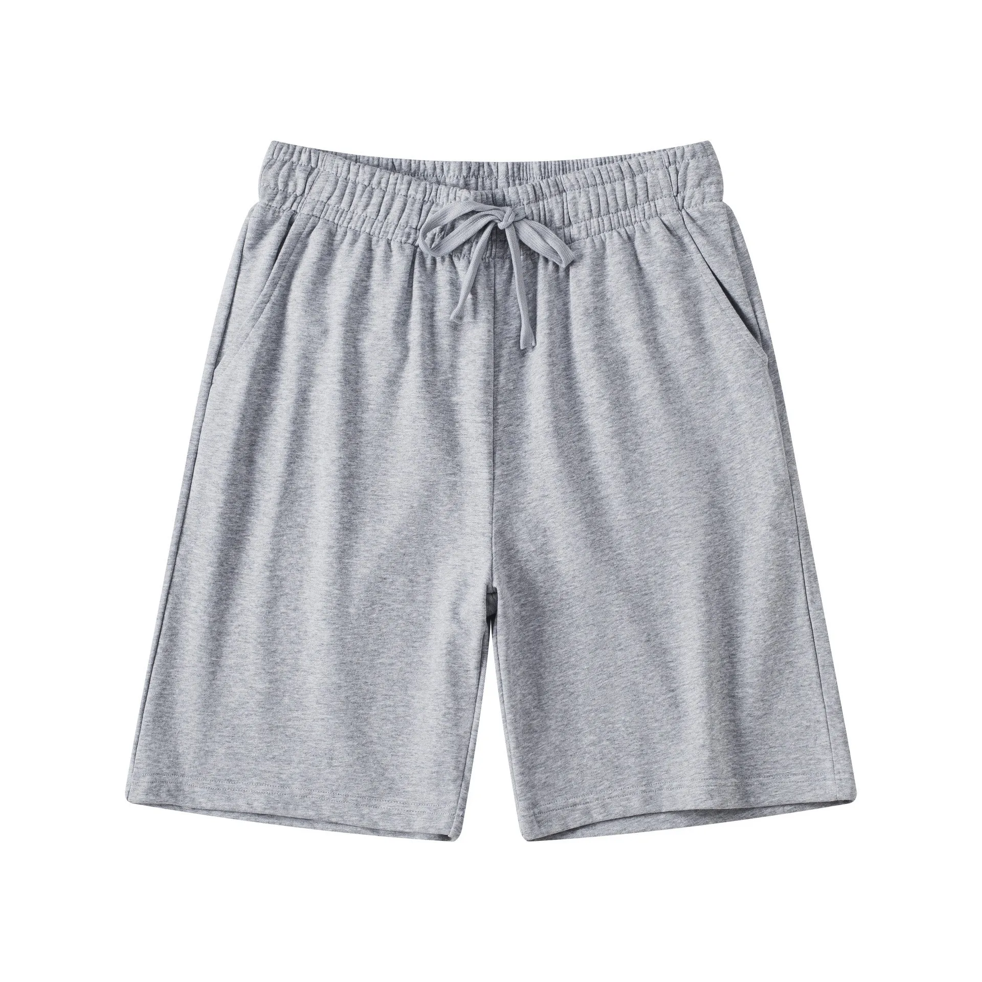 

Pure cotton loose shorts men's summer light and breathable sports running comfortable high-quality five-point pants