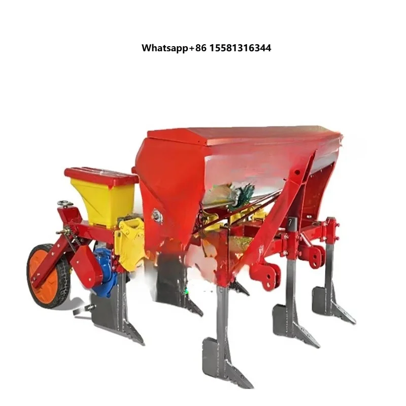 New Single 12-Row Gear Corn Seeder Planter with High Efficiency & Productivity Adjustable Depth & Distance for Farm Use Tractor