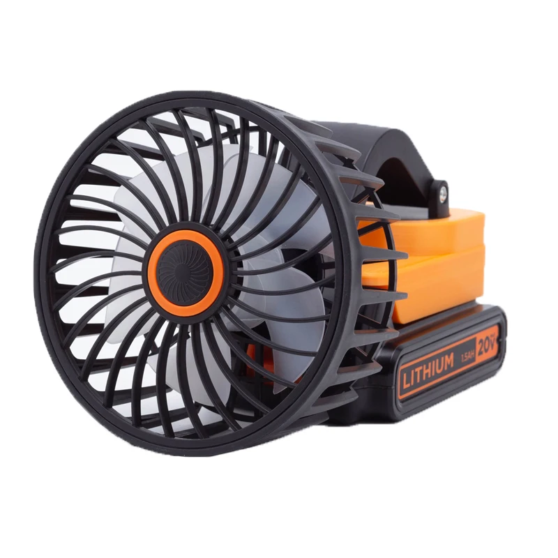 BLACK + DECKER 18V 리튬 이온 배터리 휴대용 워크샵 작업장 캠핑 선풍기 리튬 이온 베어 도구, 무선 선풍기