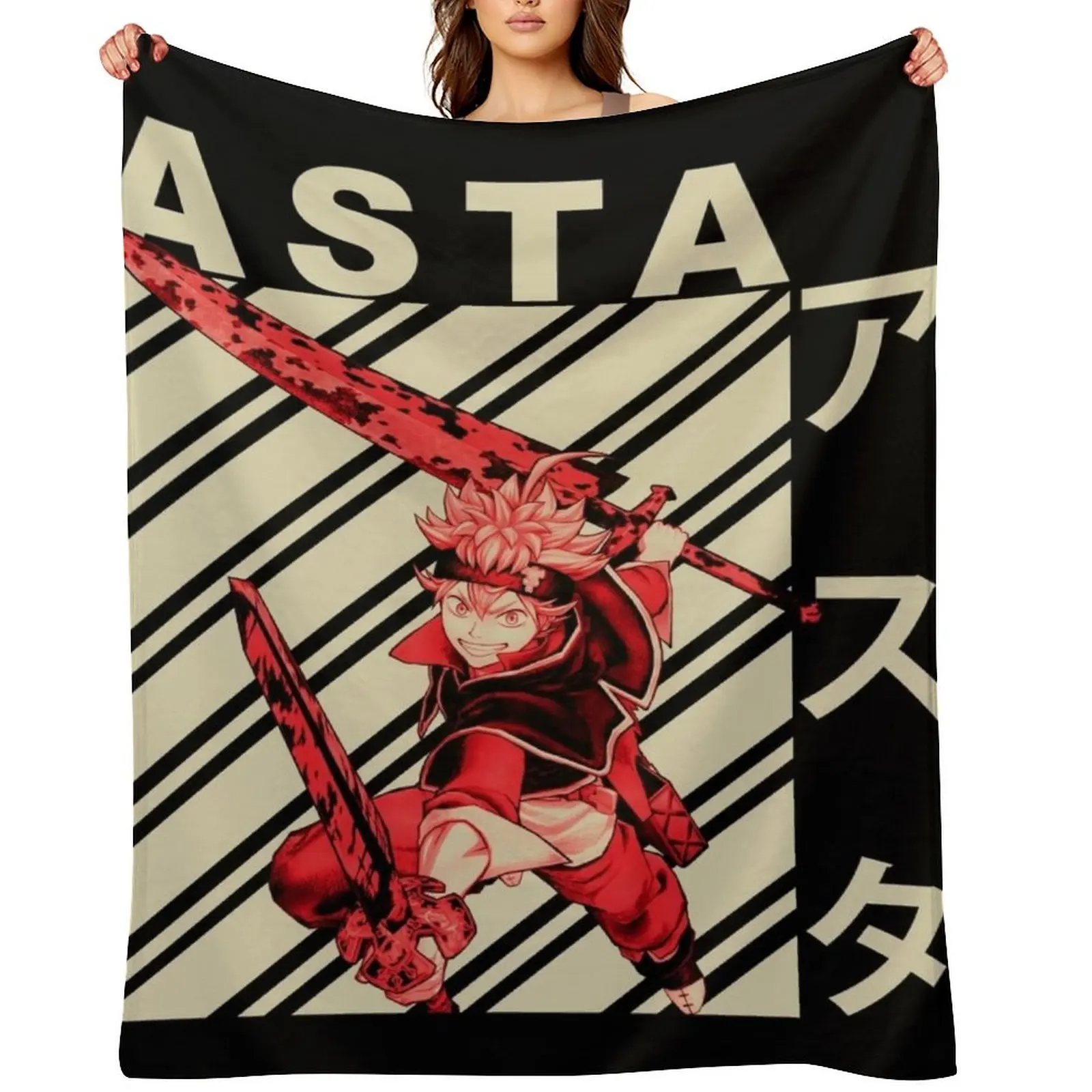 

Asta - Vintage Art Throw Blanket Extra Large Throw Plush Camping Thins Blankets