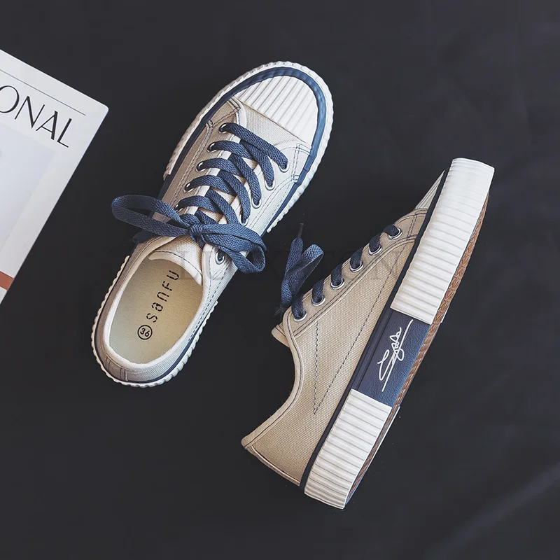 Women\'s Sports Shoes Flat Low-top Sports Women\'s Durable Casual Canvas Sneakers Cute 2024 Fashion Tennis Shoes Mainland China