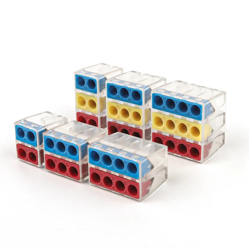Connecteurs de fil rapides, Mini connecteur de câble de câblage Compact pour conducteurs de boîte de