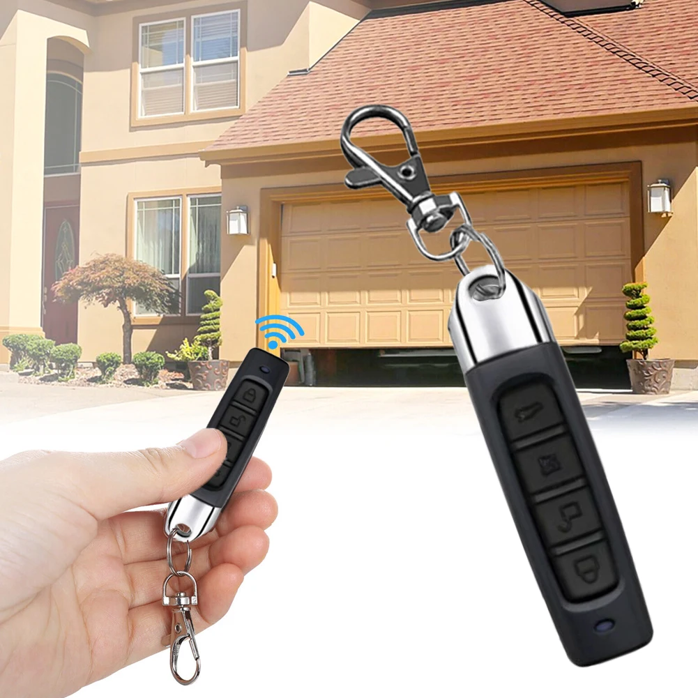 433MHZ Electric Cloning Gate Garage Door Car Key 4 Channel Clone Code Car Key Garage Gate Door Opener Remote Control Duplicator