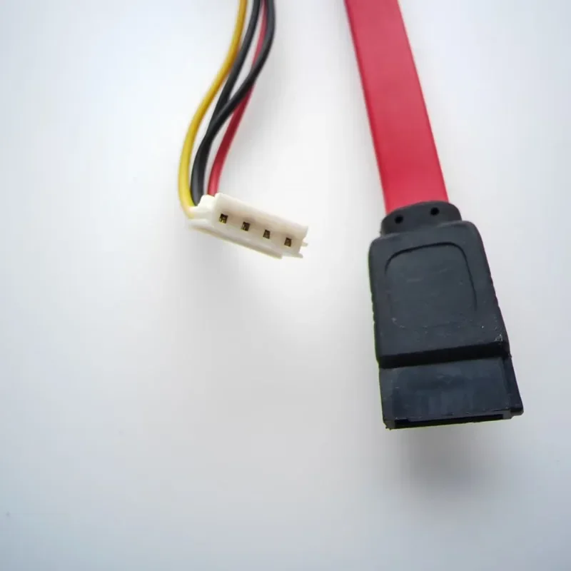 7+15 22pin SATA Hard Disk Drive EH2.54 4pin Power Data Cable 2in1 For HTPC HIN MINI ITX Mainboard Cord 10cm