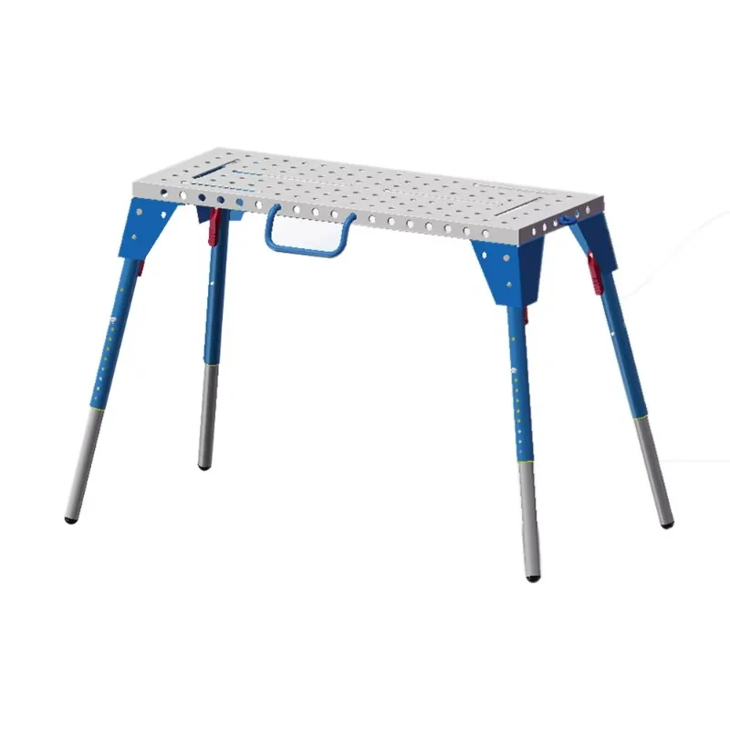 39206 Hydraulischer Schweißtisch, tragbare Werkbank, verschiedene Auswahlmöglichkeiten, höhenverstellbare Stahlwerkbank für die Fertigung