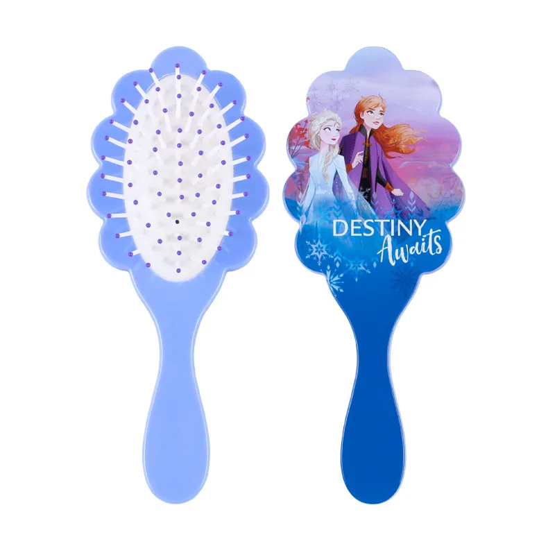 Children\'s Comb Princess Elsa Minnie Mouse Massage Comb Air Cushion Massage Dmooth Hair Plastic Comb Cartoon Cute Airbag Comb