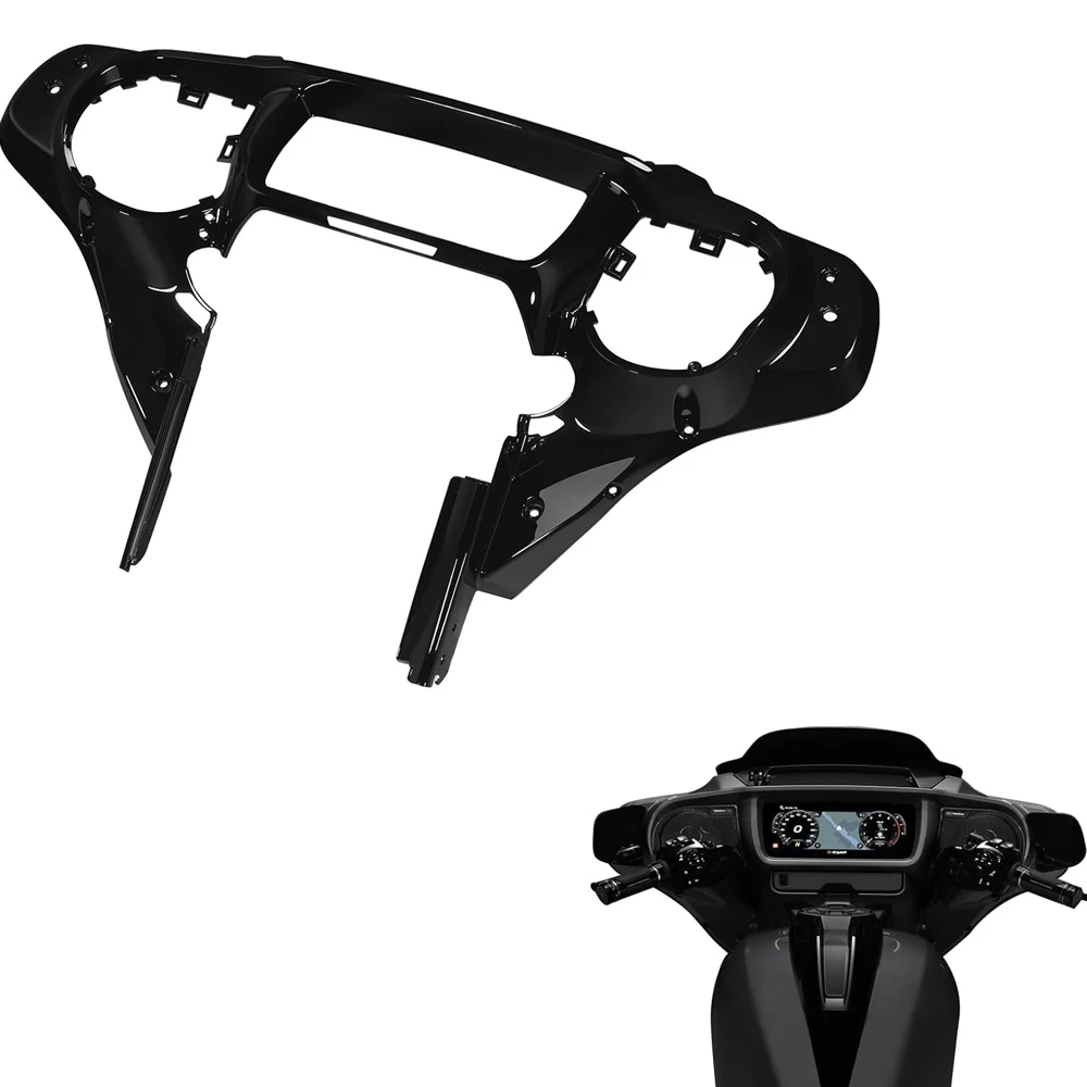 Motorcycle Front Inner Fairing Cover Fit For Harley CVO Street Glide 2023-2025 Vivid Black